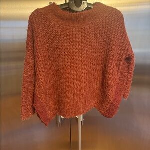 Target Women's Warm Rust Knit Sweater